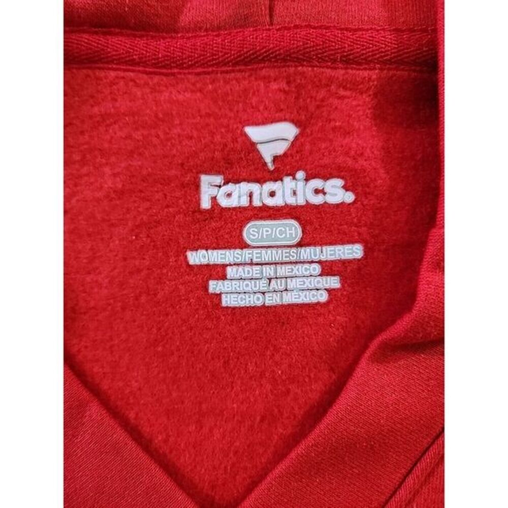 NWT St. Louis Cardinals branded fanatics‎ Women's Red hooded sweatshirt Sz Small - Picture 3 of 7